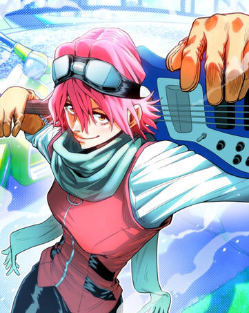 Haruko Haruhara FLCL fan art commission